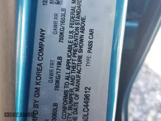 2020 Chevrolet Spark LS with VIN KL8CB6SA0LC449612, listed as a Copart auction lot 47818775 with 16,783 mi miles and Non Repairable. Bid and sale history available at carsss.com. Image 13.