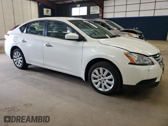 2014 Nissan Sentra SV with VIN 3N1AB7AP0EL686380, listed as a Copart auction lot 56187595 with 115,738 mi miles and Clean Title. Bid and sale history available at DreamBid. Image 4.