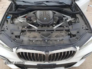 2021 BMW X5 M50i with VIN 5UXJU4C05M9E44232, listed as a Copart auction lot 53387665 with 49,978 mi miles and Salvage Title. Bid and sale history available at DreamBid. Image 14.
