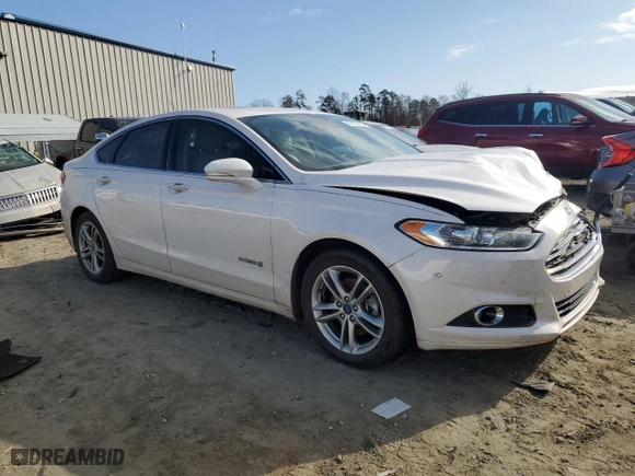 2015 Ford Fusion Titanium Hybrid with VIN 3FA6P0RU7FR255884, listed as a Copart auction lot 44322415 with 93,923 mi miles and Salvage Title. Bid and sale history available at carsss.com. Image 4.