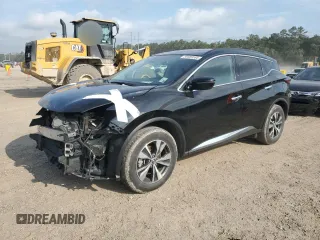 2023 Nissan Murano SV z VIN 5N1AZ2BS5PC101897, wystawiony jako Copart lot #56589595 z przebiegiem 56 047 mil mil oraz Szkoda całkowita • Salvage title. Historia ofert i sprzedaży dostępna na DreamBid. Obrazek 1.