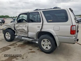 1999 Toyota 4Runner Limited with VIN JT3GN87R1X0092253, listed as a Copart auction lot 54755355 with 268,574 mi miles and Salvage Title. Bid and sale history available at DreamBid. Image 2.
