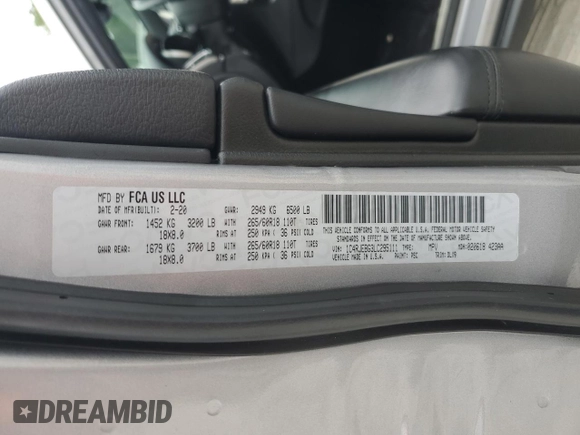 2020 Jeep Grand Cherokee Limited z VIN 1C4RJEBG3LC295111, wystawiony jako Copart lot #54969965 z przebiegiem 139 270 mil mil oraz Szkoda całkowita • Salvage title. Historia ofert i sprzedaży dostępna na DreamBid. Obrazek 14.