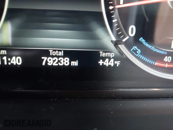 2015 BMW 7 Series 750Li xDrive with VIN WBAYF8C5XFD655174, listed as a IAAI auction lot 41480525 with 79,238 mi miles and . Bid and sale history available at carsss.com. Image 15.