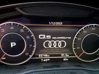 2018 Audi Q5 Premium Plus with VIN WA1BNAFY2J2015628, listed as a Copart auction lot 35915233 with 65,718 mi miles. Bid and sale history available at carsss.com. Image 9.