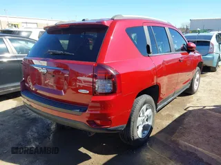 2016 Jeep Compass Latitude with VIN 1C4NJCEB9GD575117, listed as a IAAI auction lot 41716611 with 107,295 mi miles. Bid and sale history available at carsss.com. Image 4.