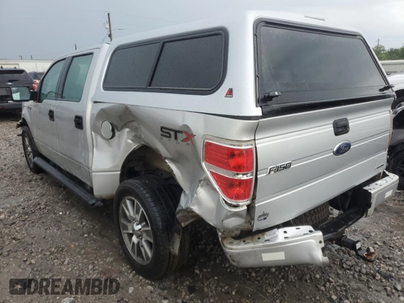 2014 Ford F-150 XL with VIN 1FTFW1CF3EKG56199, listed as a Copart auction lot 61046215 with 107,905 mi miles and Salvage title. Bid and sale history available at DreamBid. Image 2.