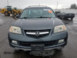 2005 Acura MDX with VIN 2HNYD18295H512436, listed as a Copart auction lot 46493595 with 0 mi miles and Salvage Title. Bid and sale history available at carsss.com. Image 5.