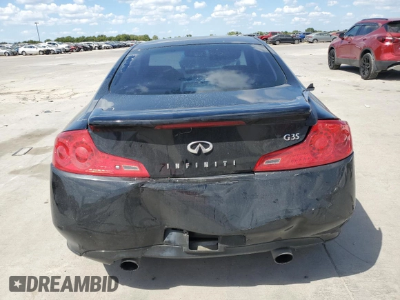 2007 Infiniti G35 Coupe with VIN JNKCV54EX7M910242, listed as a Copart auction lot 72274694 with 251,949 mi miles and Salvage Title. Bid and sale history available at carsss.com. Image 6.