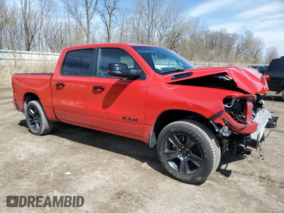 2024 Ram 1500 Big Horn z VIN 1C6SRFFT7RN195816, wystawiony jako Copart lot #52873845 z przebiegiem 10 090 mil mil oraz Szkoda całkowita • Salvage title. Historia ofert i sprzedaży dostępna na DreamBid. Obrazek 4.