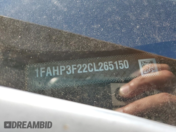 2012 Ford Focus SE с VIN 1FAHP3F22CL265150, выставлен на аукционе Copart как лот 58257495 с пробегом 142 031 миль миль и Списание • Salvage title. История ставок и продаж доступна на DreamBid. Изображение 12.