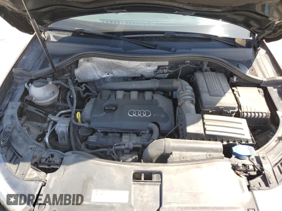 2015 Audi Q3 Premium Plus with VIN WA1BFCFS1FR004865, listed as a Copart auction lot 53348405 with 130,521 mi miles and Salvage title. Bid and sale history available at DreamBid. Image 14.