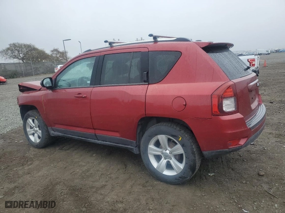 2014 Jeep Compass Sport with VIN 1C4NJCBB6ED859595, listed as a Copart auction lot 45177675 with 108,129 mi miles and Salvage Title. Bid and sale history available at carsss.com. Image 2.