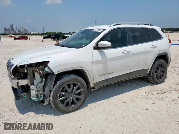2016 Jeep Cherokee Limited with VIN 1C4PJMDS4GW249150, listed as a Copart auction lot 58017975 with 109,953 mi miles and Salvage title. Bid and sale history available at DreamBid. Image 1.