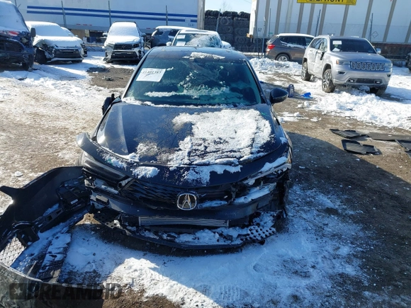 2025 Acura Integra with VIN 19UDE4H24SA010061, listed as a IAAI auction lot 41401387 with 633 mi miles and . Bid and sale history available at DreamBid. Image 13.