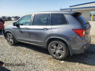2019 Honda Passport EX-L with VIN 5FNYF7H58KB003906, listed as a Copart auction lot 46312795 with 59,417 mi miles and Salvage Title. Bid and sale history available at carsss.com. Image 2.