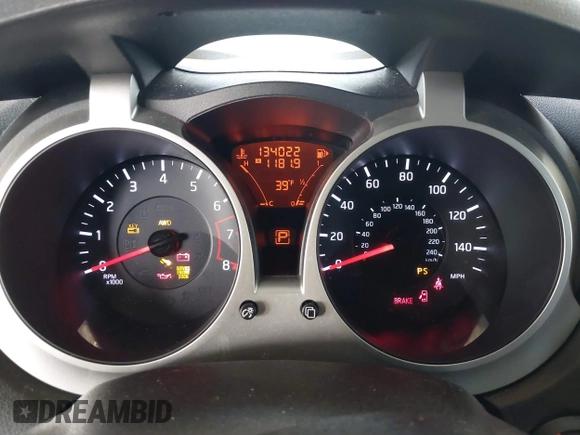 2013 Nissan Juke NISMO with VIN JN8AF5MV1DT227017, listed as a IAAI auction lot 41750703 with 134,022 mi miles. Bid and sale history available at carsss.com. Image 7.