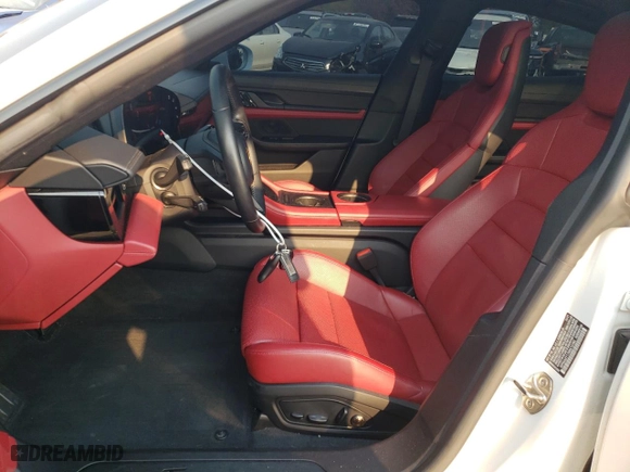 2021 Porsche Taycan with VIN WP0AA2Y17MSA16980, listed as a Copart auction lot 67122744 with NaN miles and Salvage Title. Bid and sale history available at carsss.com. Image 7.