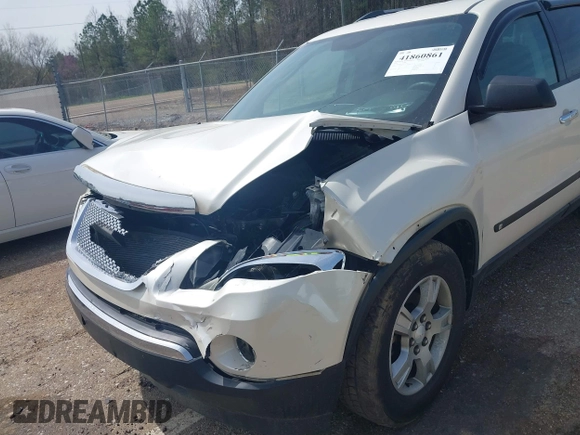 2010 GMC Acadia SL with VIN 1GKLRKED1AJ117161, listed as a IAAI auction lot 41860861 with 145,852 mi miles and . Bid and sale history available at DreamBid. Image 14.