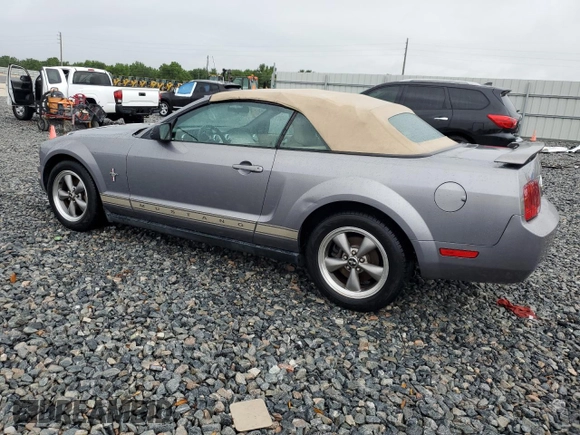 2006 Ford Mustang Standard with VIN 1ZVFT84N165154215, listed as a Copart auction lot 52100595 with 94,608 mi miles and Salvage Title. Bid and sale history available at carsss.com. Image 2.