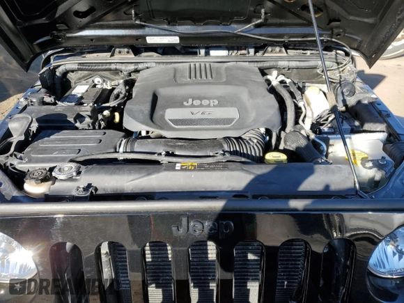 2018 Jeep Wrangler JK Unlimited Sahara with VIN 1C4BJWEG5JL851015, listed as a Copart auction lot 81107834 with 43,461 mi miles and Clean Title. Bid and sale history available at carsss.com. Image 12.