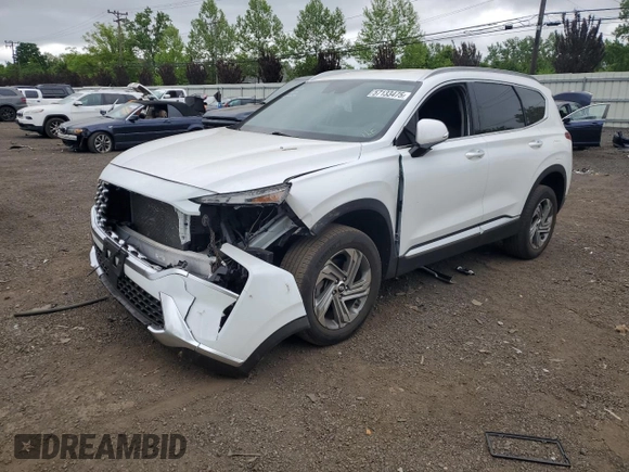 2022 Hyundai Santa Fe SEL z VIN 5NMS6DAJ0NH428003, wystawiony jako Copart lot #57133475 z przebiegiem 23 015 mil mil oraz Szkoda całkowita • Salvage title. Historia ofert i sprzedaży dostępna na DreamBid. Obrazek 1.