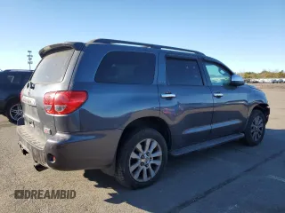 2010 Toyota Sequoia Platinum with VIN 5TDDY5G16AS031497, listed as a Copart auction lot 48142095 with 92,540 mi miles and Salvage Title. Bid and sale history available at carsss.com. Image 3.