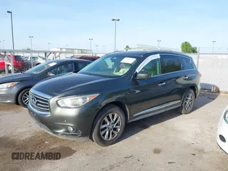 2013 Infiniti JX35 z VIN 5N1AL0MM0DC302090, wystawiony jako IAAI lot #42225621 z przebiegiem 198 767 mil mil oraz . Historia ofert i sprzedaży dostępna na DreamBid. Obrazek 17.