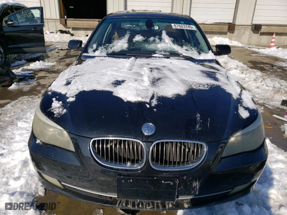2008 BMW 5 Series 528xi with VIN WBANV13528CZ53594, listed as a Copart auction lot 87623745 with 0 mi miles and Salvage Title. Bid and sale history available at carsss.com. Image 5.