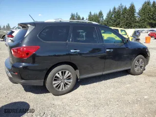 2018 Nissan Pathfinder SL with VIN 5N1DR2MM4JC630082, listed as a Copart auction lot 54056555 with 56,728 mi miles and Clean Title. Bid and sale history available at carsss.com. Image 3.
