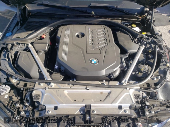 2024 BMW 4 Series M440i with VIN WBA83AP01RCP30000, listed as a Copart auction lot 77032014 with 14,671 mi miles and Salvage Title. Bid and sale history available at carsss.com. Image 12.