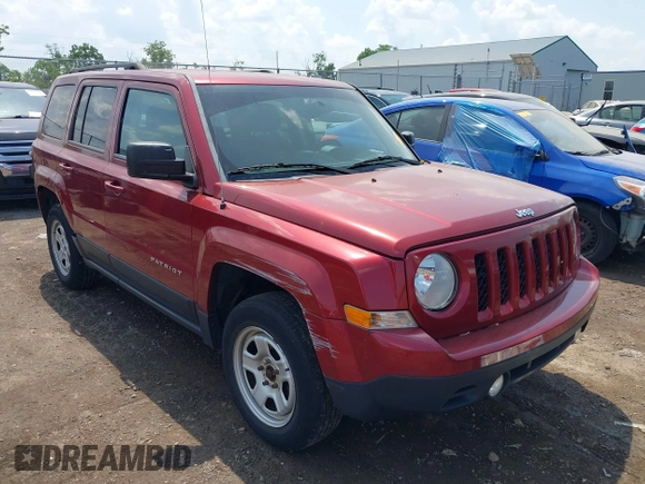 2016 Jeep Patriot Sport with VIN 1C4NJRBB3GD546283, listed as a IAAI auction lot 42599307 with 132,729 mi miles and . Bid and sale history available at DreamBid. Image 1.