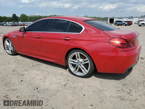 2013 BMW 6 Series 650i with VIN WBA6B2C59DDG66702, listed as a Copart auction lot 52327905 with 112,300 mi miles and Salvage Title. Bid and sale history available at DreamBid. Image 2.