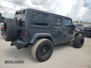 2016 Jeep Wrangler Unlimited Sahara with VIN 1C4HJWEG8GL275844, listed as a Copart auction lot 58997665 with 71,583 mi miles and Salvage title. Bid and sale history available at DreamBid. Image 3.