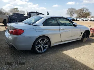 2015 BMW 4 Series 435i with VIN WBA3T3C57FP939561, listed as a Copart auction lot 48728785 with 116,009 mi miles and Salvage Title. Bid and sale history available at carsss.com. Image 3.