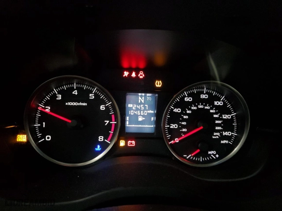 2016 Subaru Impreza Sedan with VIN JF1GJAA64GH003439, listed as a Copart auction lot 44967775 with 104,660 mi miles and Salvage Title. Bid and sale history available at carsss.com. Image 9.