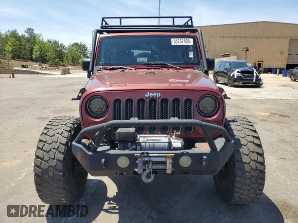 2007 Jeep Wrangler Unlimited Sahara with VIN 1J4GA59187L186314, listed as a Copart auction lot 55437405 with 228,177 mi miles and Clean title. Bid and sale history available at DreamBid. Image 5.