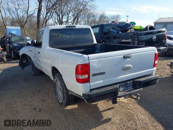 2007 Ford Ranger XL with VIN 1FTYR10D47PA00473, listed as a IAAI auction lot 41898282 with 298,026 mi miles. Bid and sale history available at carsss.com. Image 3.