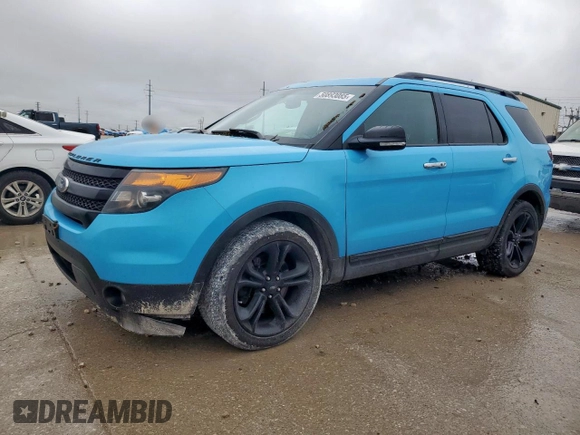 2013 Ford Explorer Sport with VIN 1FM5K8GT7DGC56675, listed as a Copart auction lot 50893085 with 171,892 mi miles and Salvage Title. Bid and sale history available at carsss.com. Image 1.