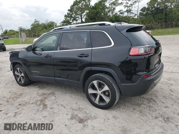 2019 Jeep Cherokee Limited with VIN 1C4PJLDB5KD427727, listed as a Copart auction lot 59300595 with 153,147 mi miles and Non repairable. Bid and sale history available at DreamBid. Image 2.