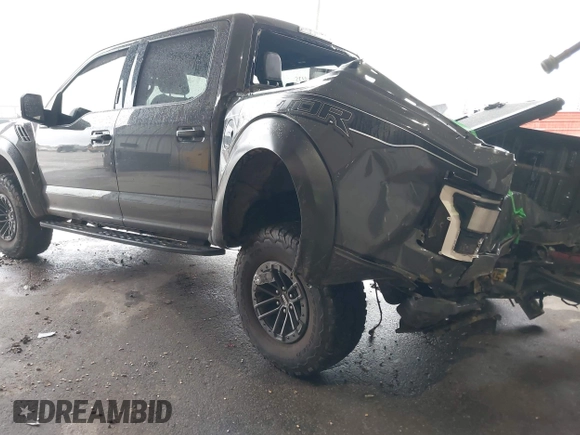 2020 Ford F-150 Raptor with VIN 1FTFW1RG3LFB74922, listed as a IAAI auction lot 41953753 with 93,780 mi miles and . Bid and sale history available at carsss.com. Image 3.