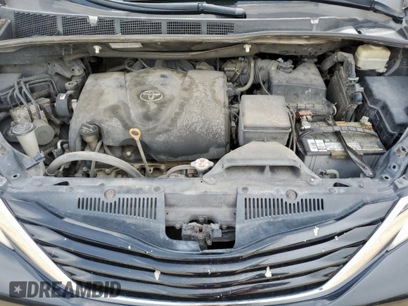 2017 Toyota Sienna LE Auto Access Seat with VIN 5TDKZ3DC3HS874582, listed as a Copart auction lot 63383915 with 155,743 mi miles and Salvage title. Bid and sale history available at DreamBid. Image 12.