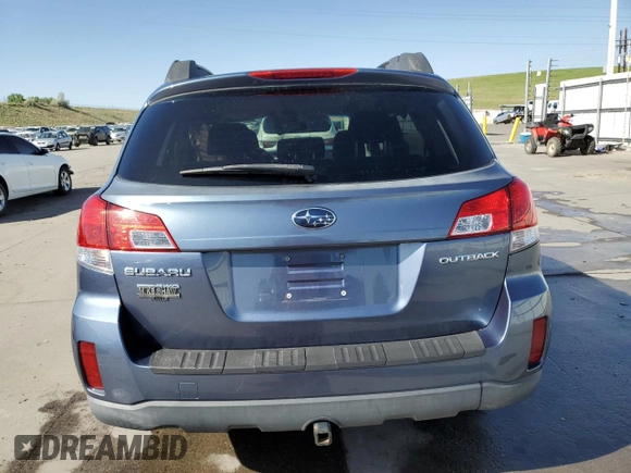 2013 Subaru Outback Premium with VIN 4S4BRCCC3D3260480, listed as a Copart auction lot 57609345 with 112,092 mi miles and Salvage title. Bid and sale history available at DreamBid. Image 6.