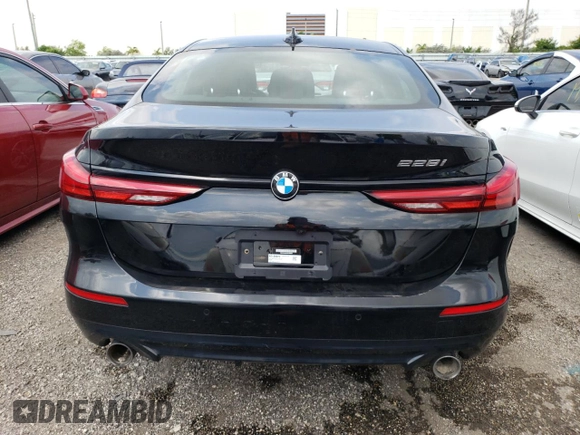 2022 BMW 2 Series 228i with VIN WBA53AK01N7L06023, listed as a Copart auction lot 49040213 with 12,750 mi miles. Bid and sale history available at carsss.com. Image 6.