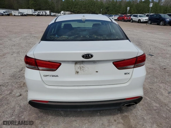 2017 Kia Optima EX with VIN 5XXGU4L35HG150891, listed as a Copart auction lot 49986905 with 98,419 mi miles and Salvage Title. Bid and sale history available at carsss.com. Image 6.