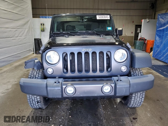 2016 Jeep Wrangler Sport z VIN 1C4GJWAG1GL192158, wystawiony jako Copart lot #53303845 z przebiegiem 99 812 mil mil oraz Szkoda całkowita • Salvage title. Historia ofert i sprzedaży dostępna na DreamBid. Obrazek 5.
