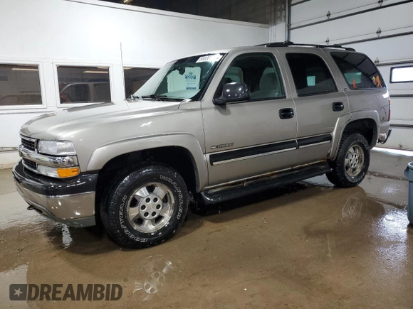 2002 Chevrolet Tahoe Z71 z VIN 1GNEK13Z62R120231, wystawiony jako Copart lot #58536675 z przebiegiem 194 981 mil mil oraz Czysty tytuł • Clean title. Historia ofert i sprzedaży dostępna na DreamBid. Obrazek 1.