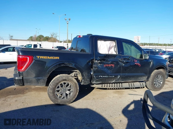 2022 Ford F-150 XL with VIN 1FTEW1E8XNFC14085, listed as a IAAI auction lot 41255521 with 64,603 mi miles and . Bid and sale history available at DreamBid. Image 13.