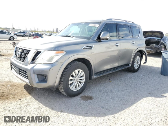2017 Nissan Armada SL with VIN JN8AY2ND9H9006380, listed as a Copart auction lot 51239845 with 172,647 mi miles and Salvage Title. Bid and sale history available at carsss.com. Image 1.