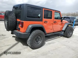 2015 Jeep Wrangler Unlimited Rubicon with VIN 1C4BJWFG9FL654550, listed as a Copart auction lot 49306965 with 64,911 mi miles and Salvage Title. Bid and sale history available at carsss.com. Image 3.